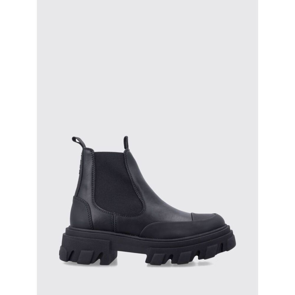 Ganni Boots Woman Black